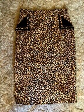 Banned Leopard Print Pencil Skirt